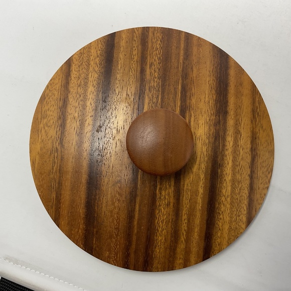 MCM Teak Bentwood Ice Bucket by KMC Japan - Picture 5 of 8